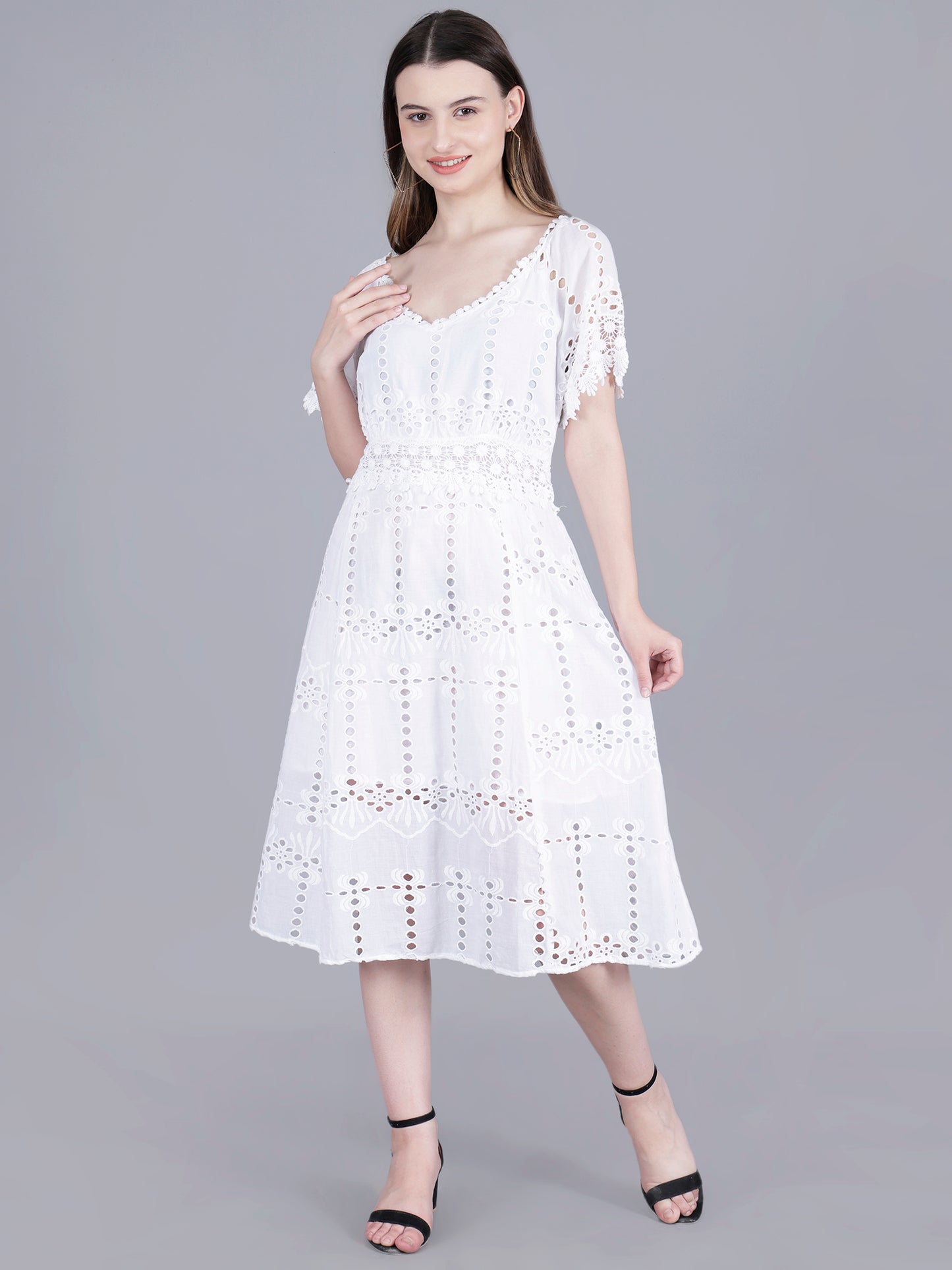 Flare Lace Dress