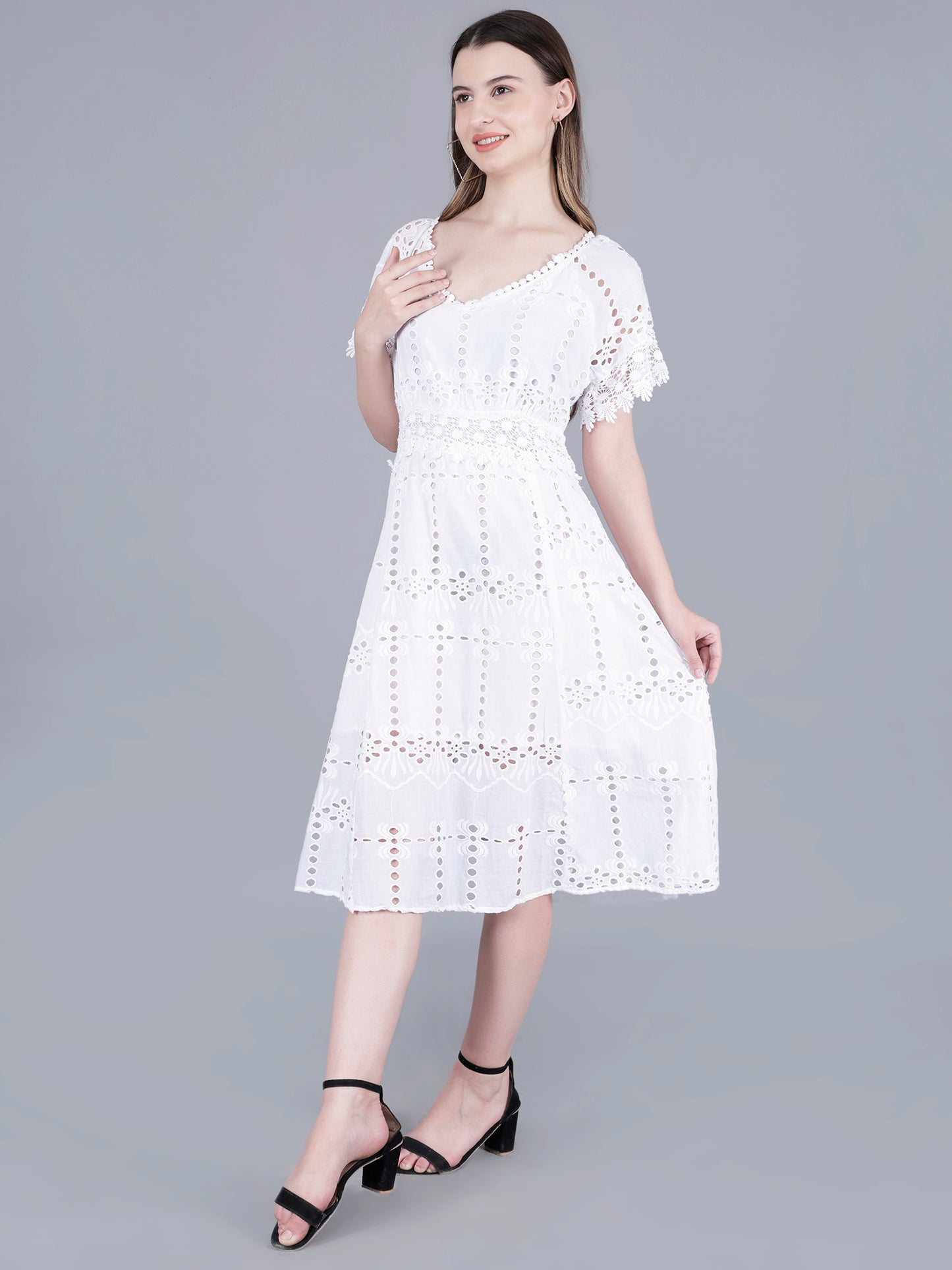 Flare Lace Dress