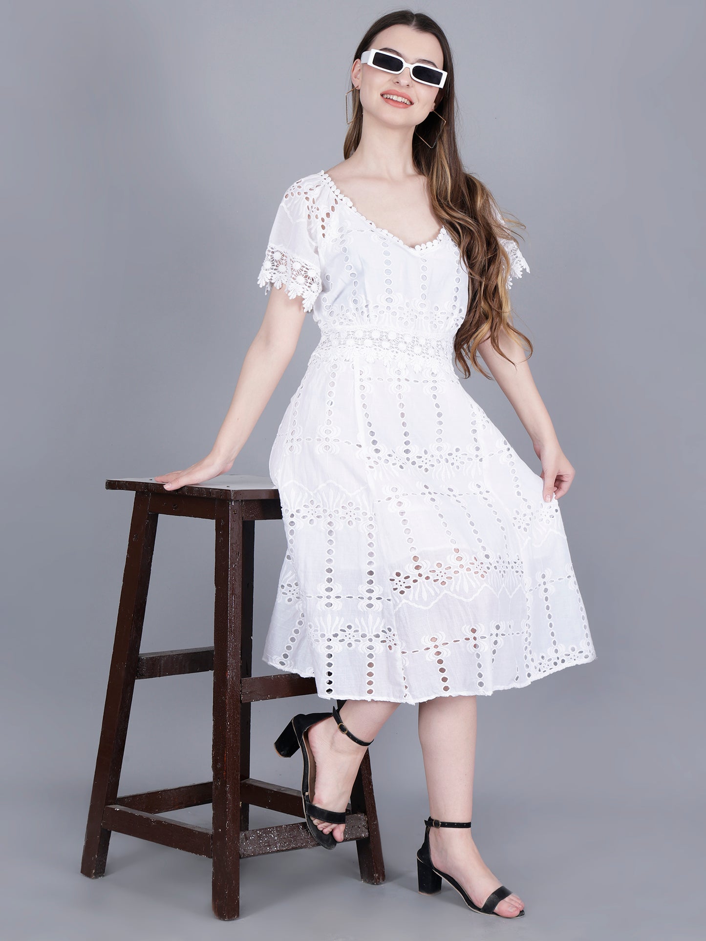 Flare Lace Dress