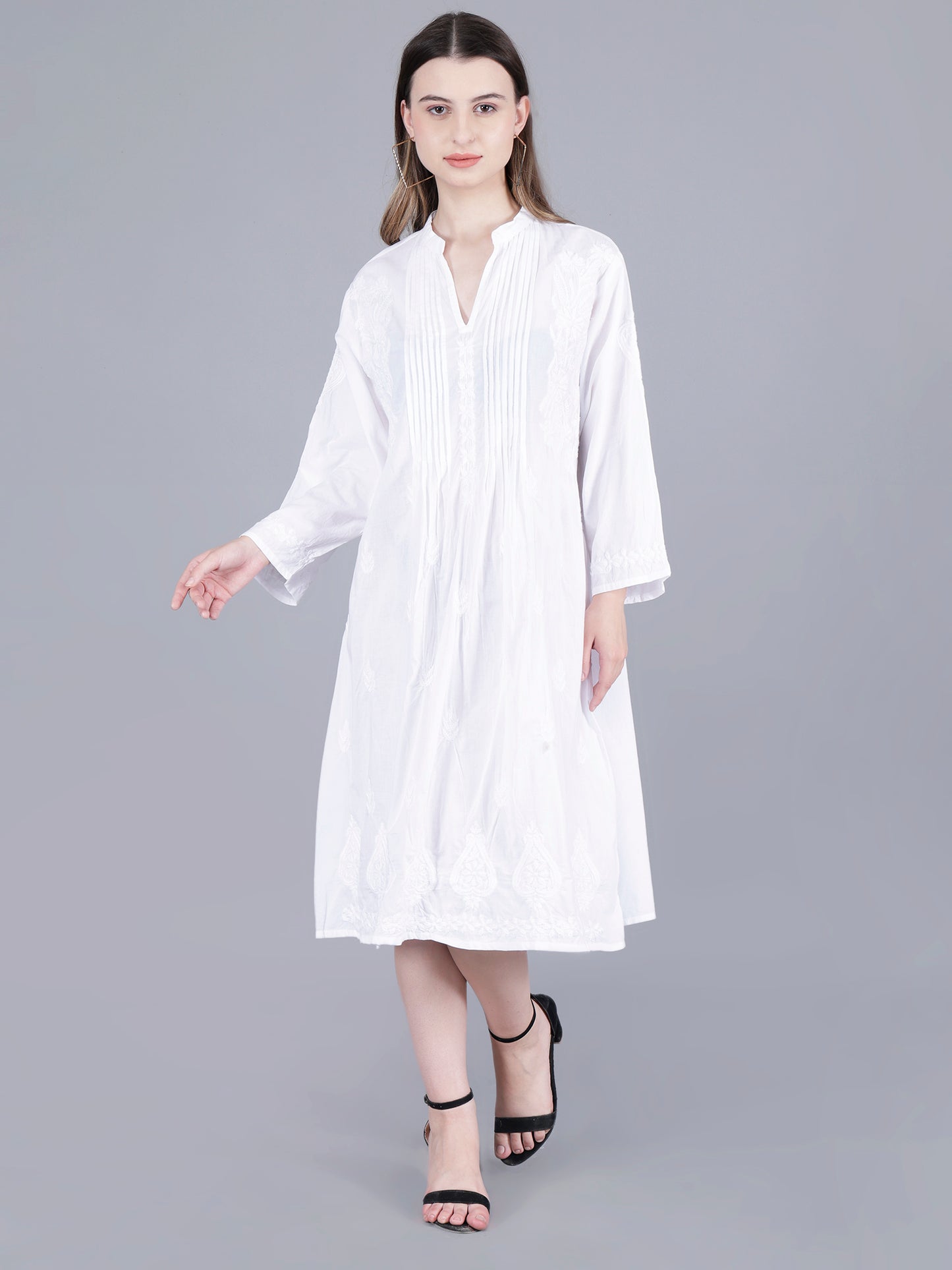 White Midi Dress