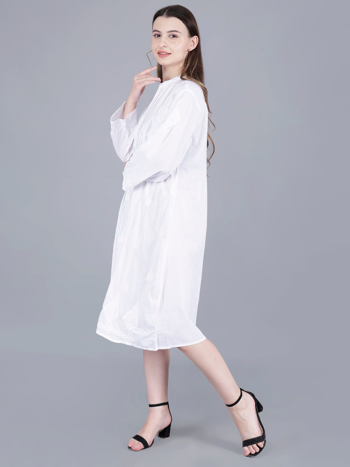 White Midi Dress