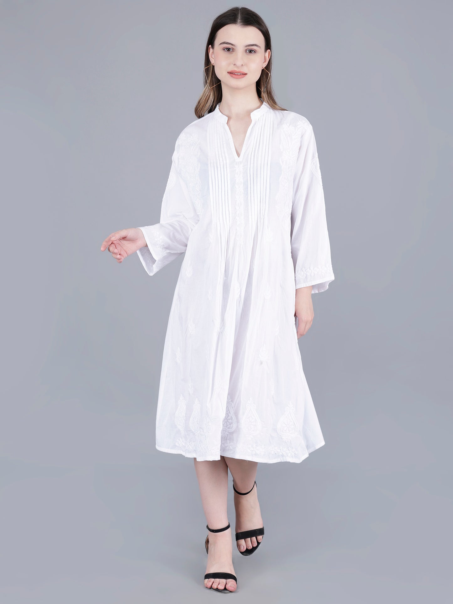 White Midi Dress