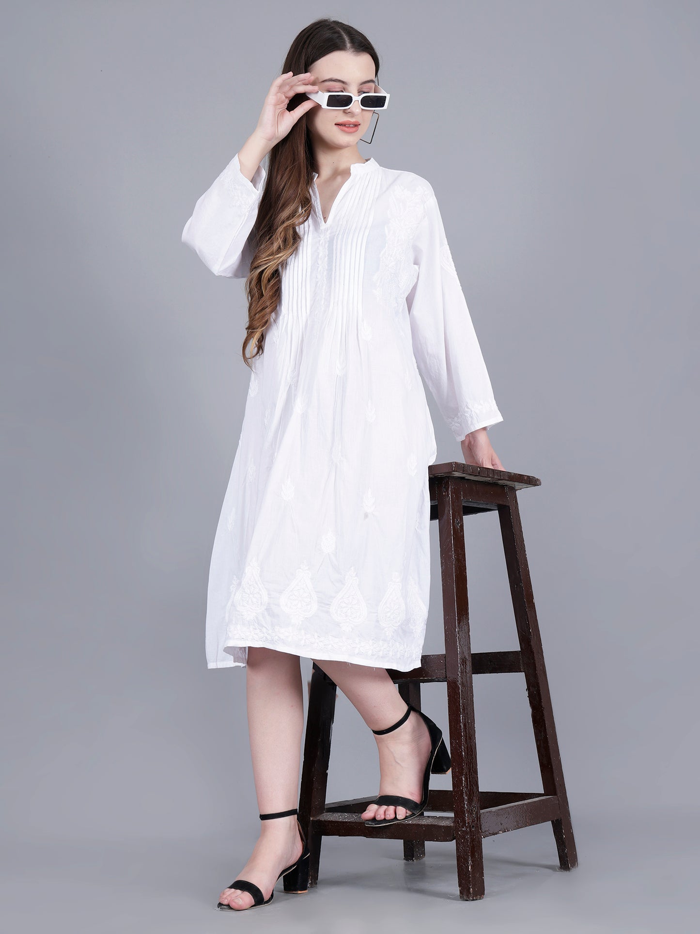 White Midi Dress