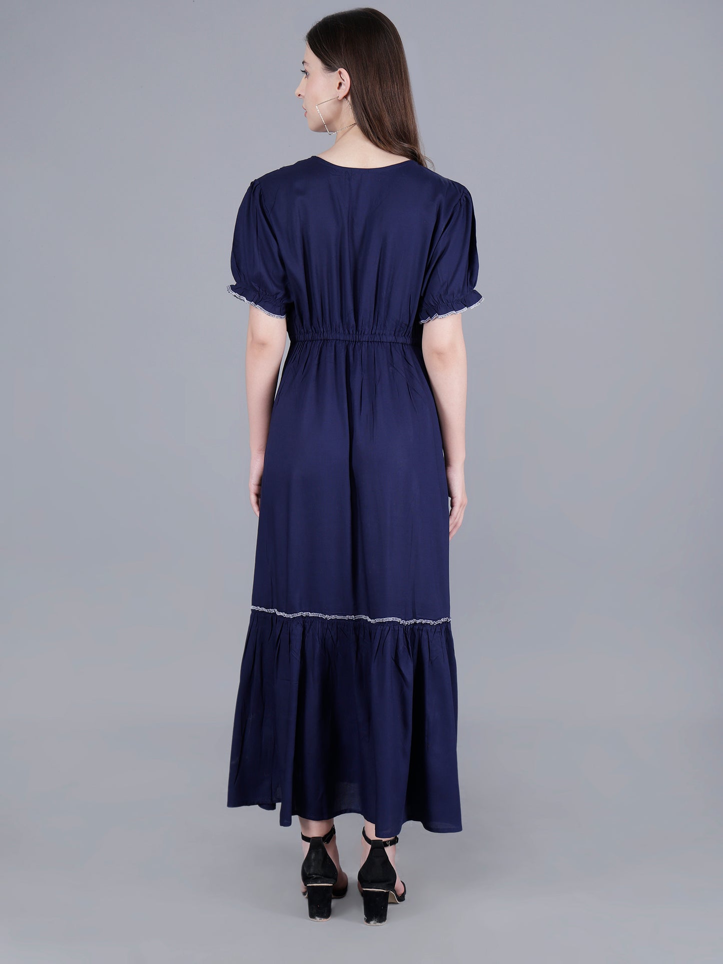 Embroidered Long Dress