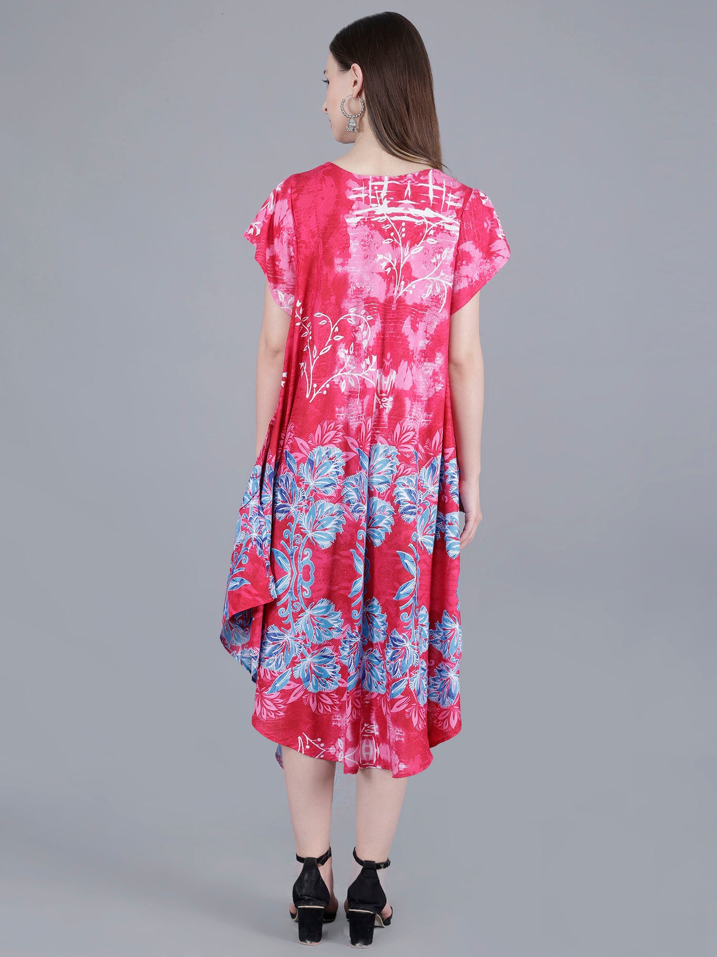 Printed Midi Dress