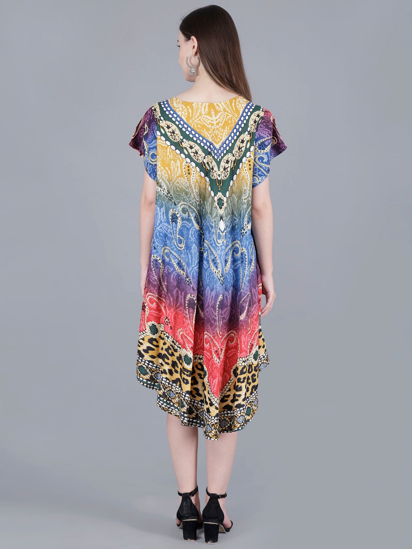 Printed Midi Dress