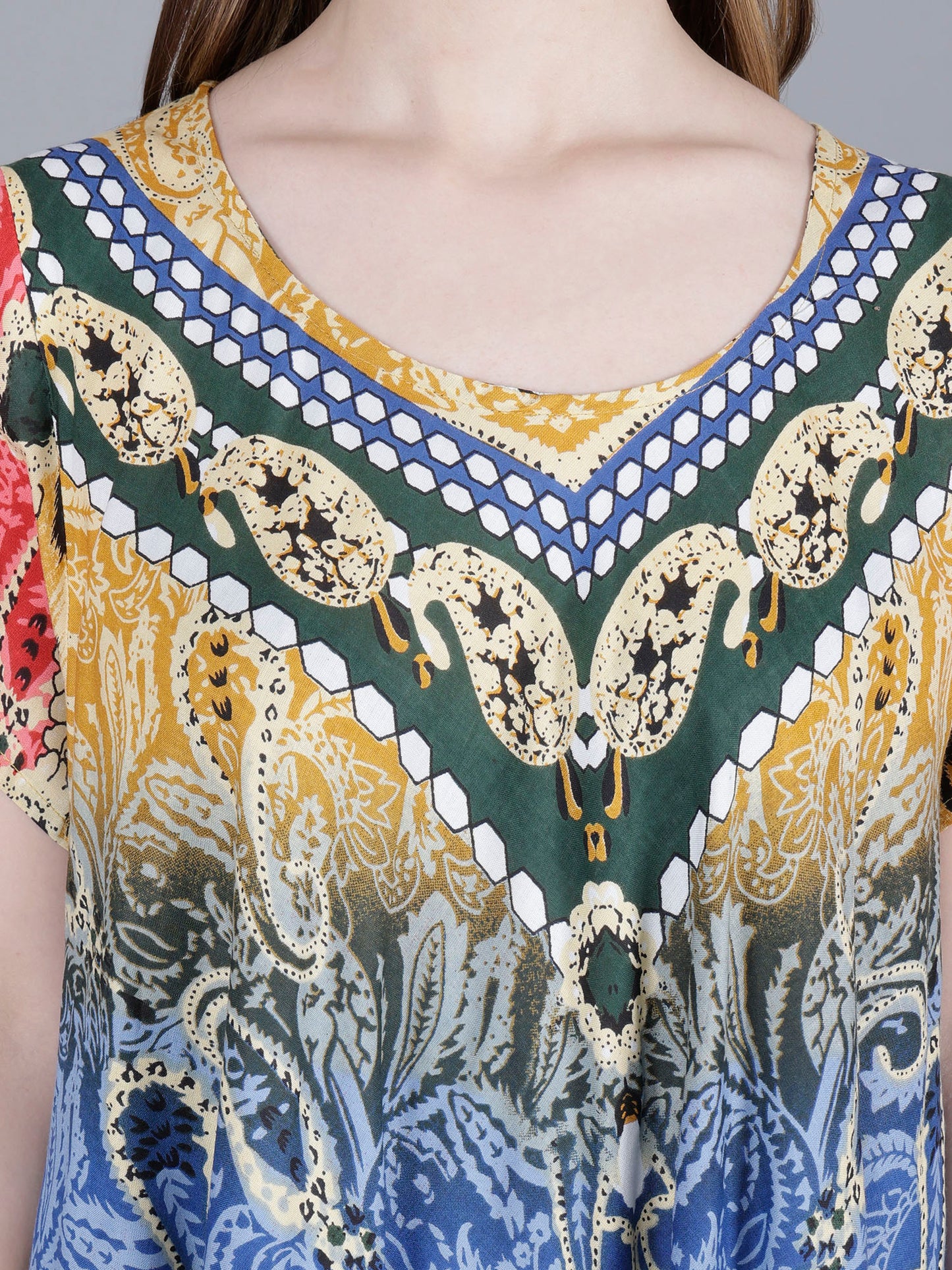 Printed Midi Dress
