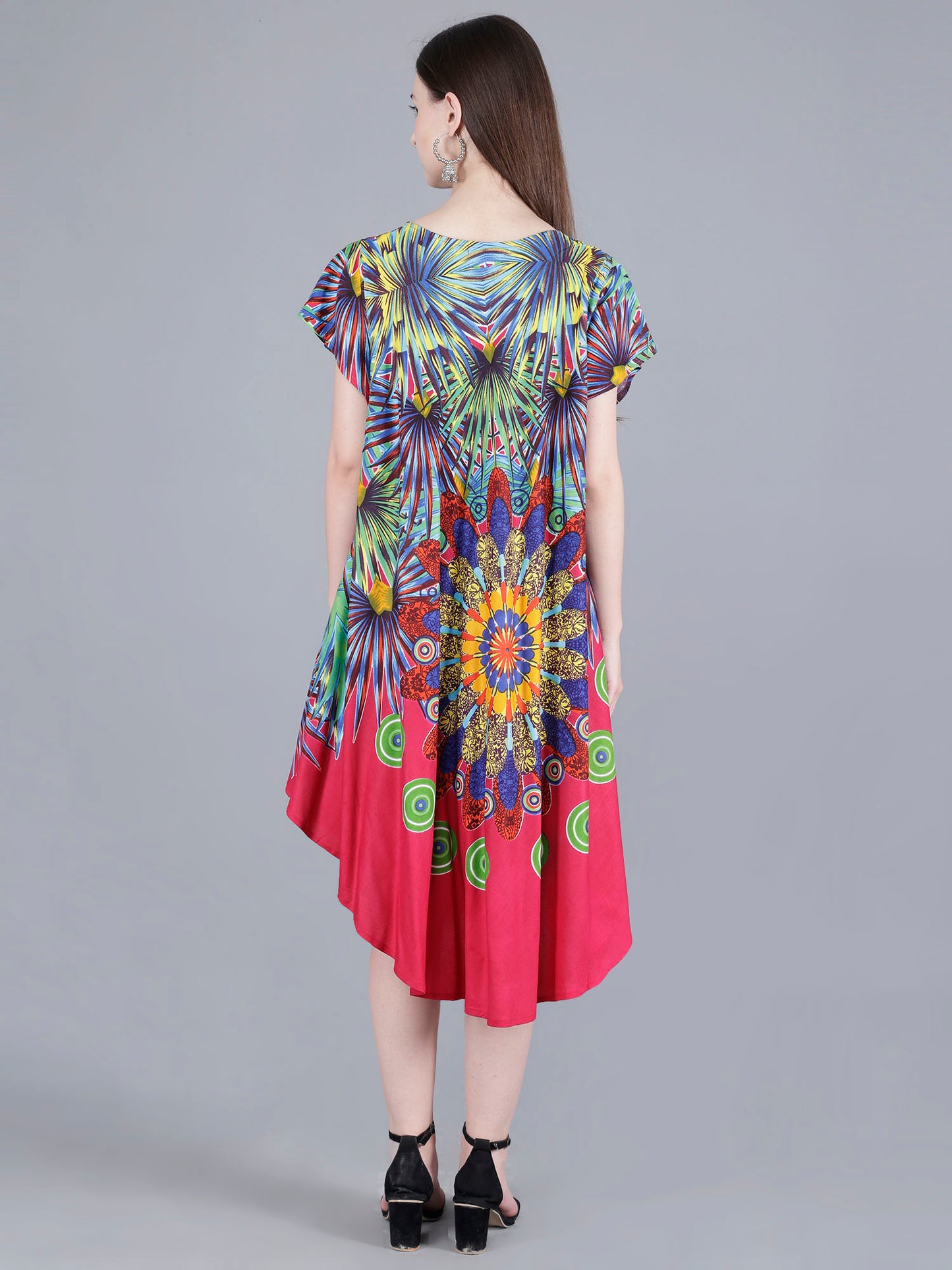 Printed Midi Dress