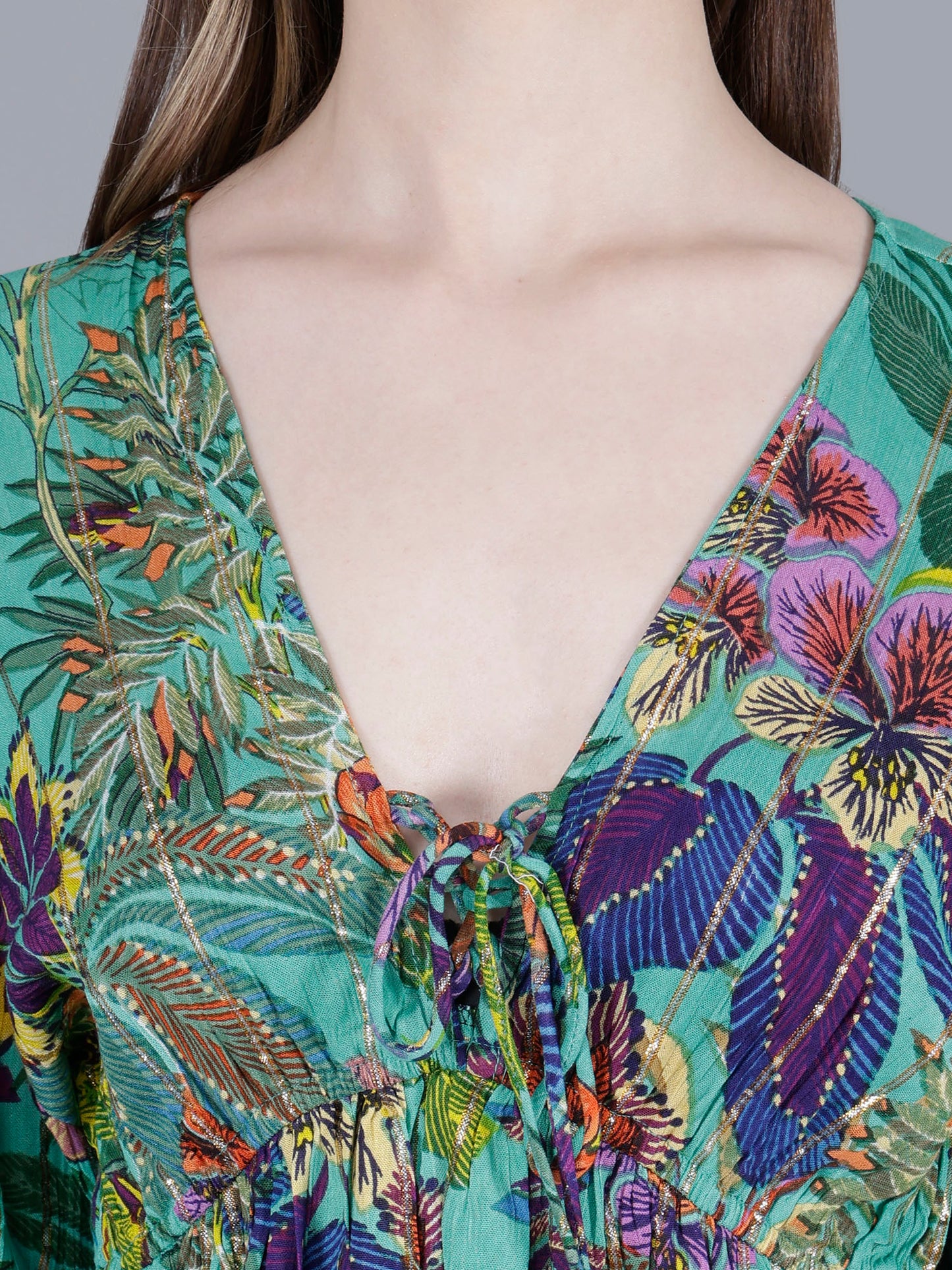 Printed Midi Dress