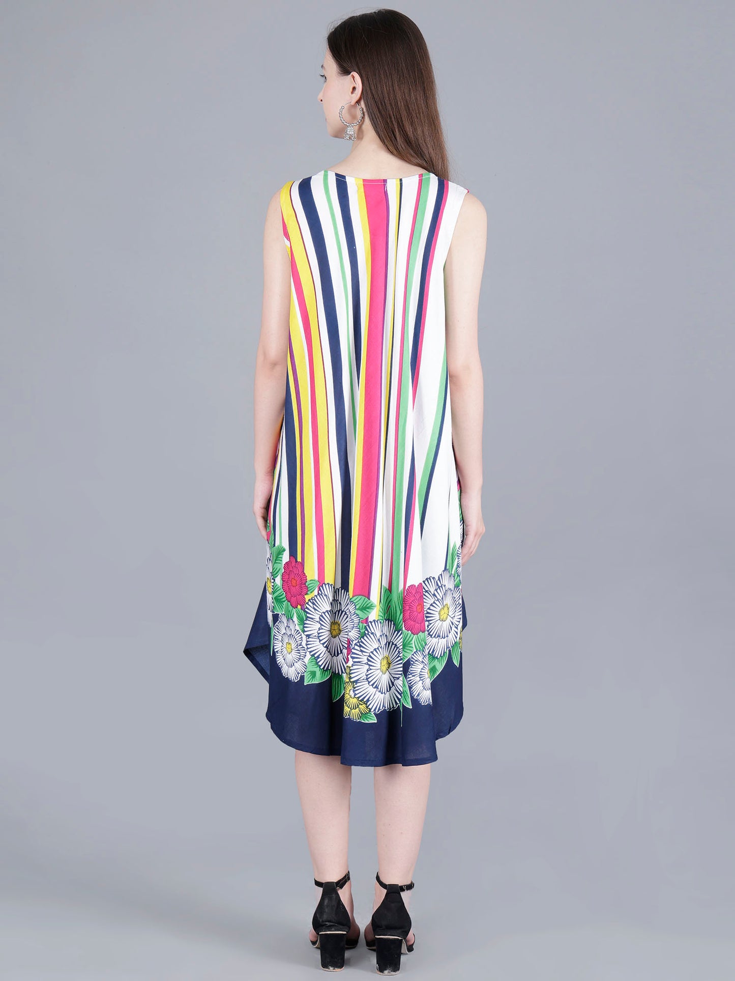Printed Midi Dress