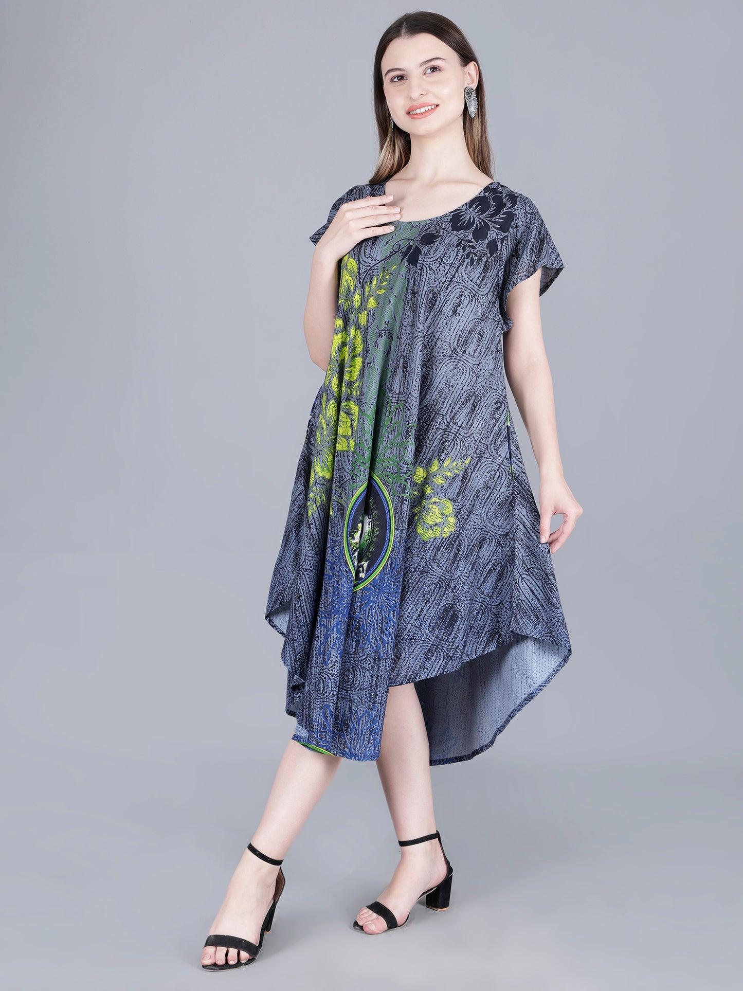 Long Printed Dress