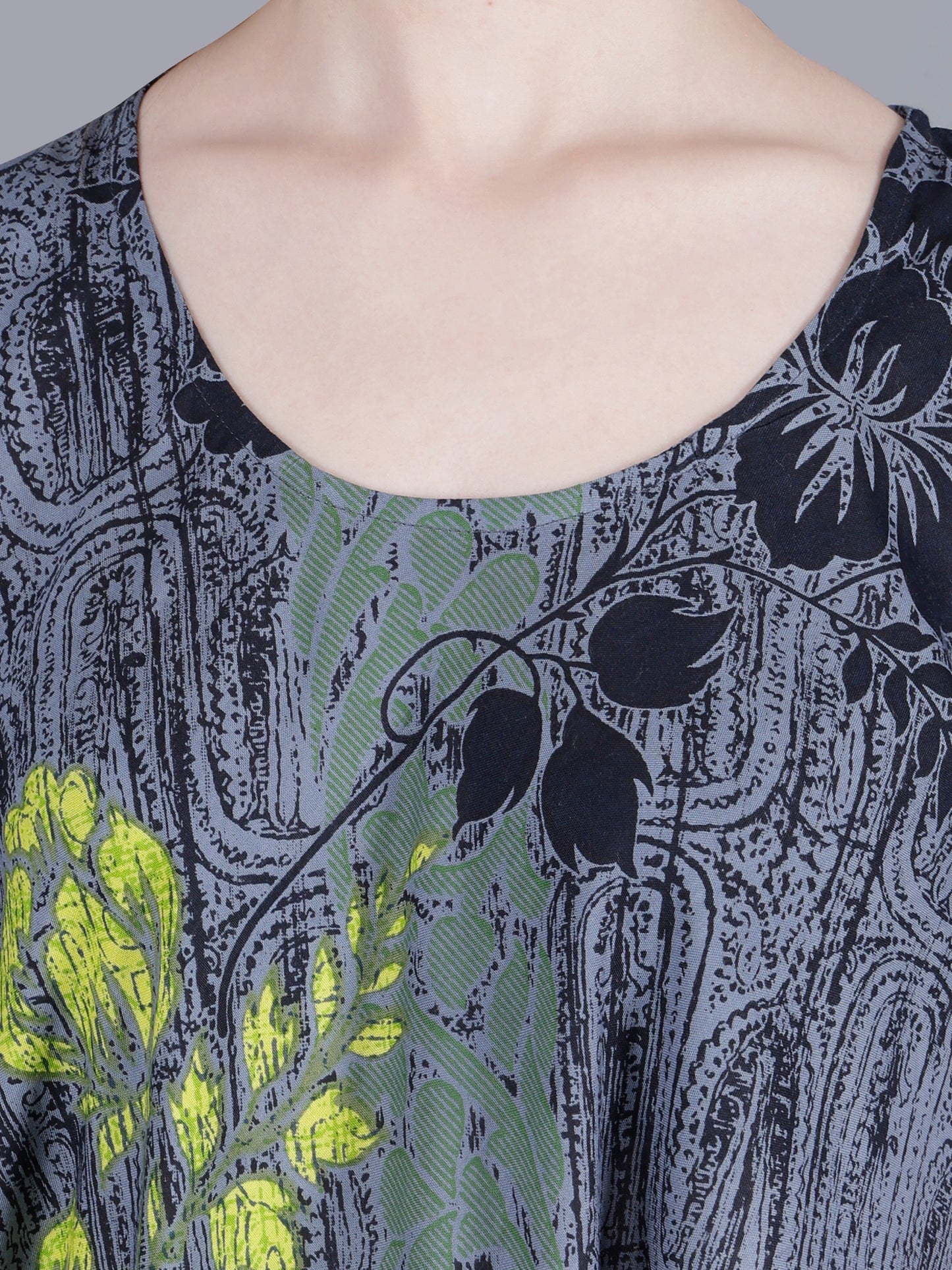 Long Printed Dress