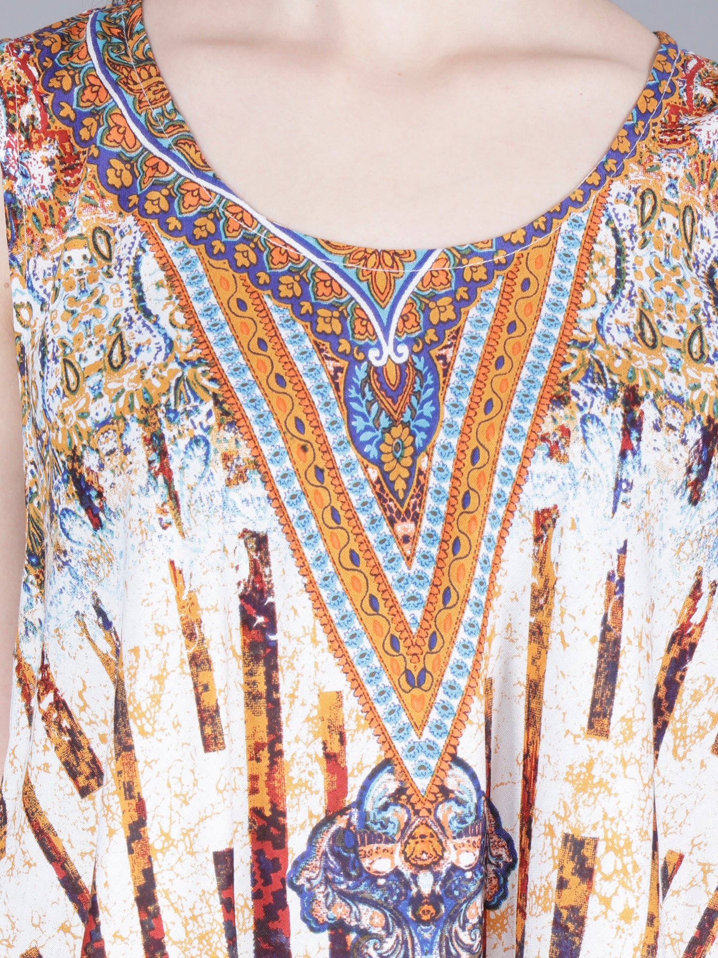 Printed Midi Dress