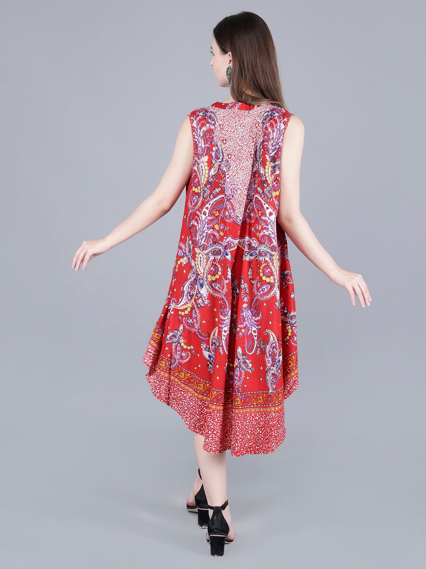 Printed Midi Dress