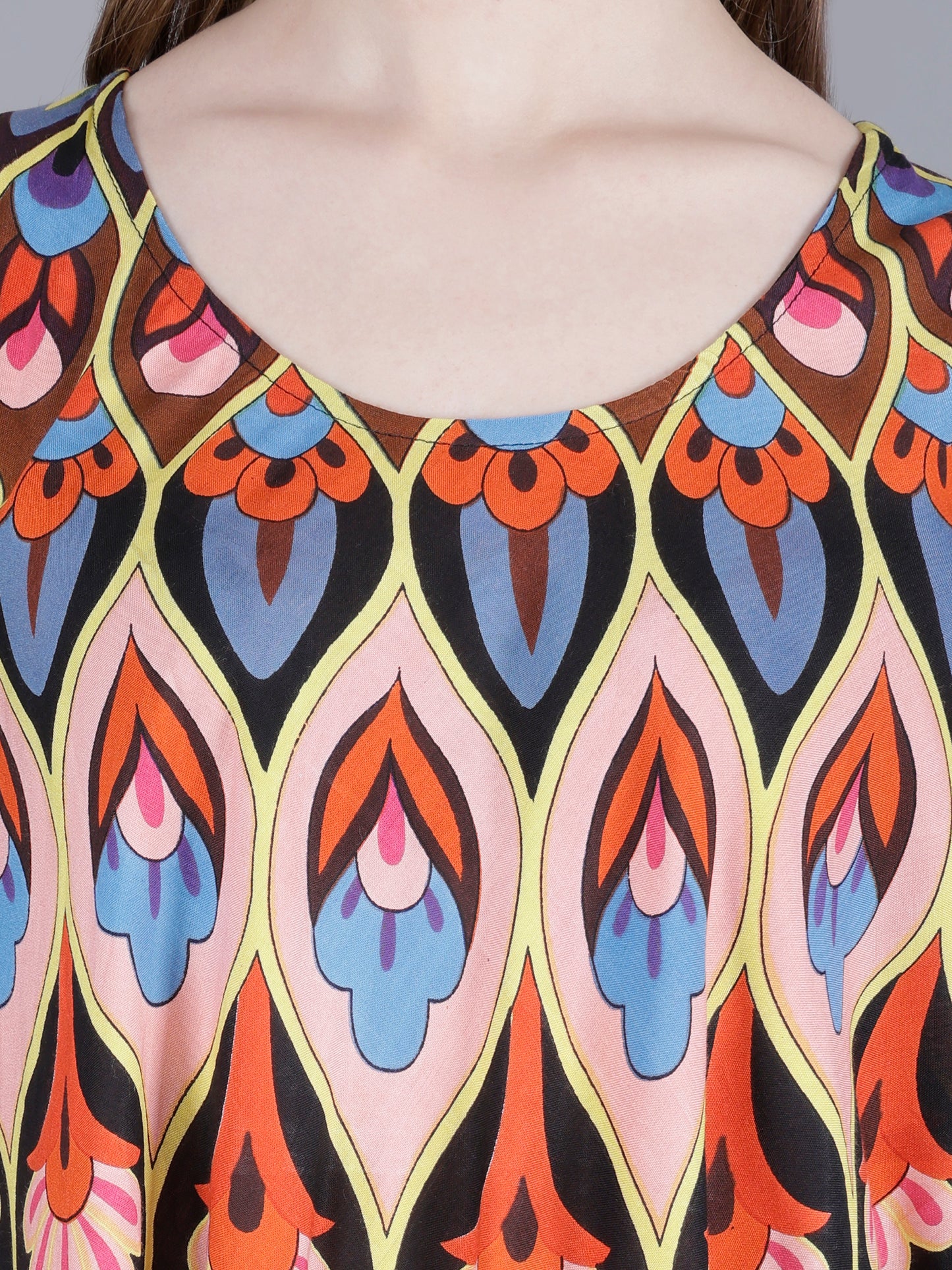 Printed Midi Dress