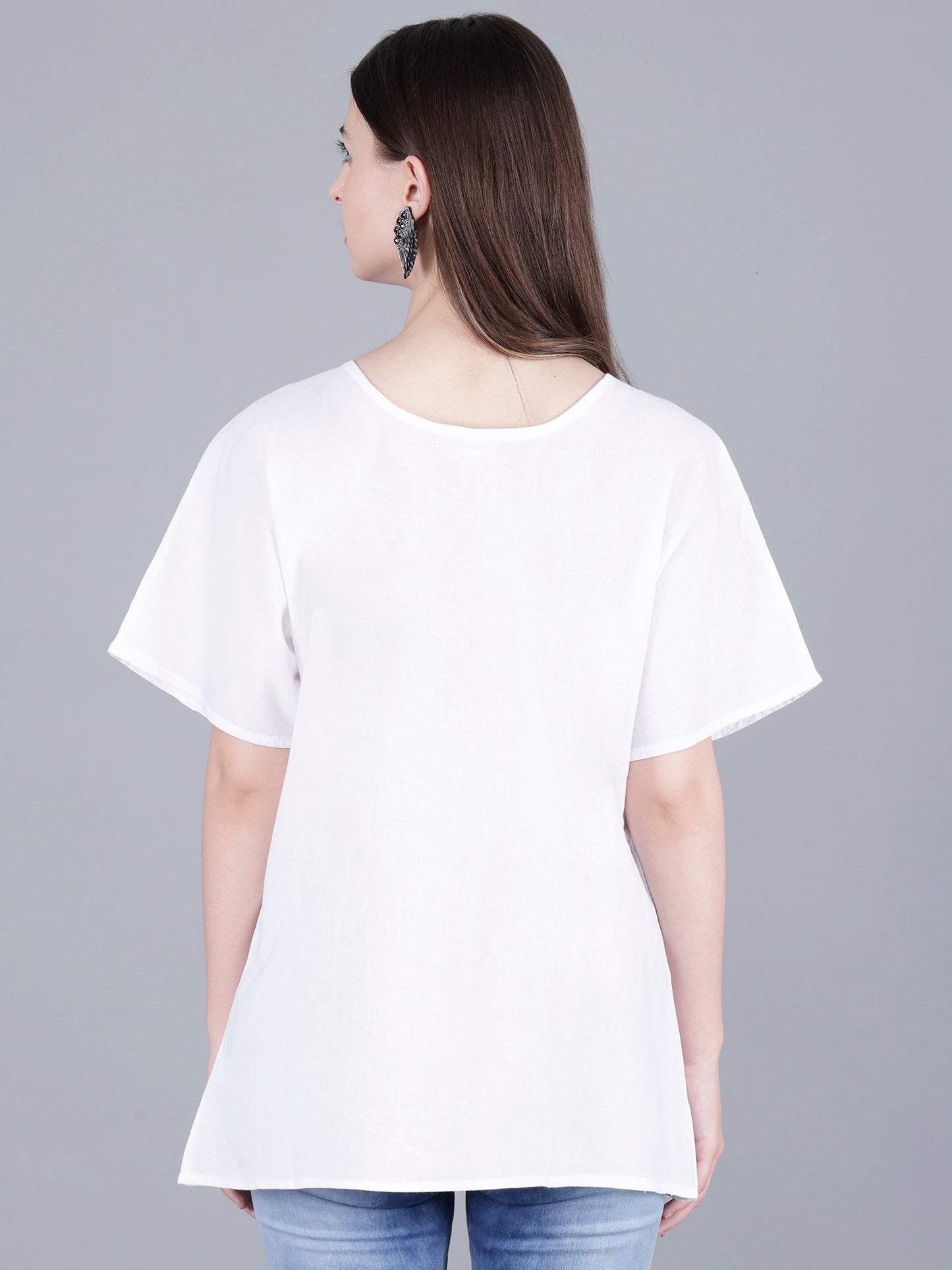 Floral Embroidery Top
