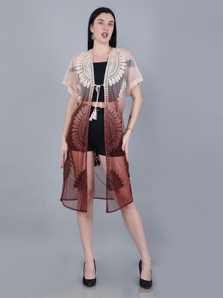 Tie dye Long Shrug
