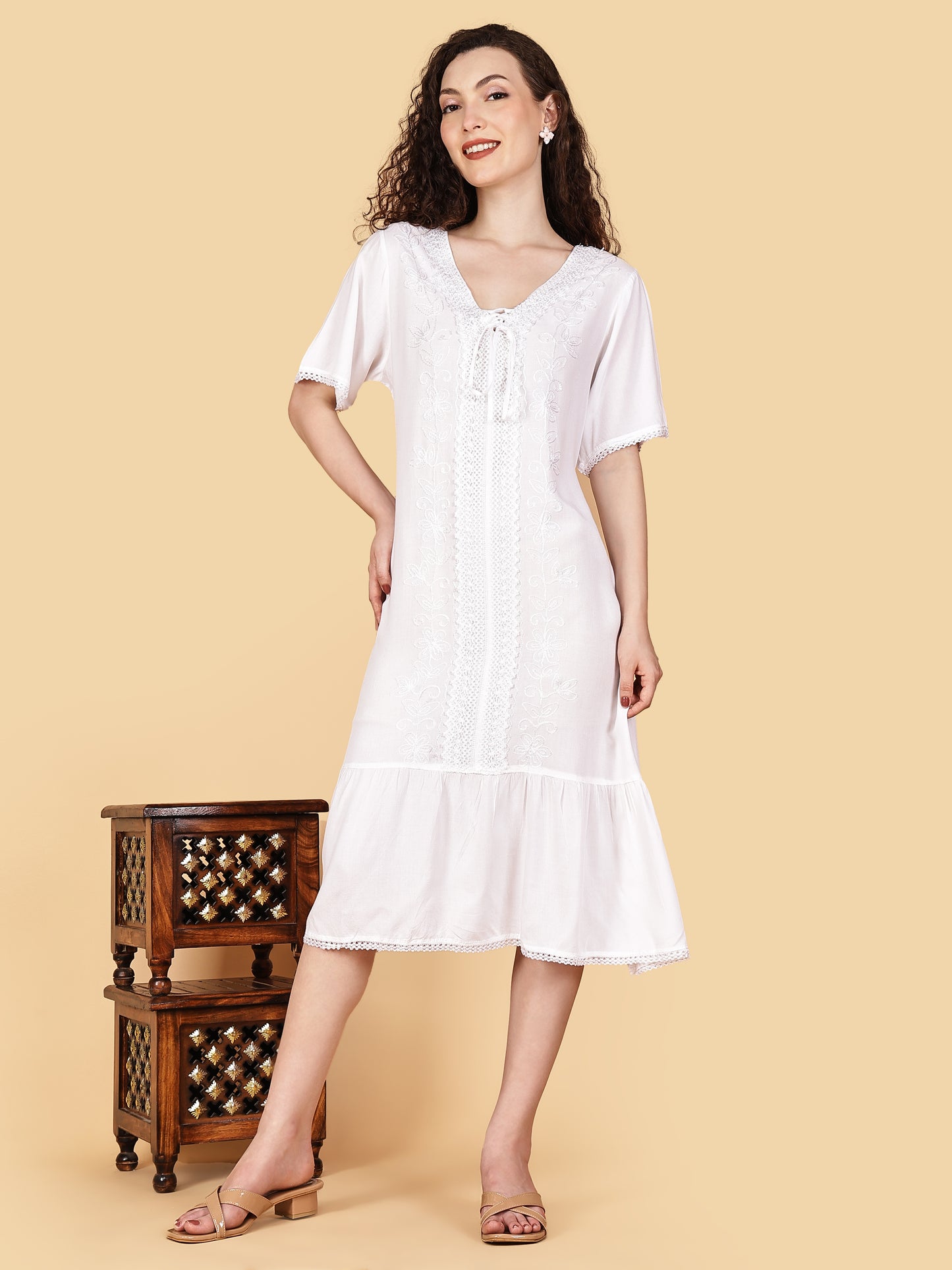 Whisper White Dress