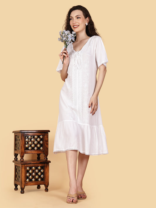 Whisper White Dress