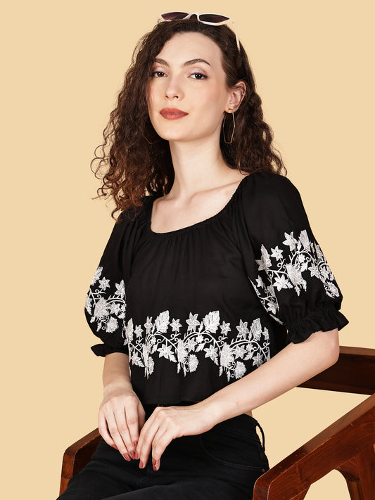 Midnight Crop-top