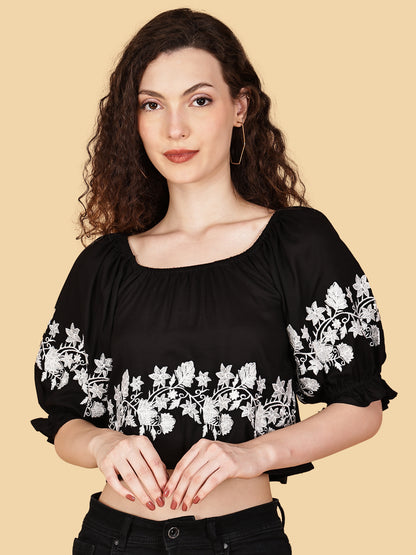 Midnight Crop-top
