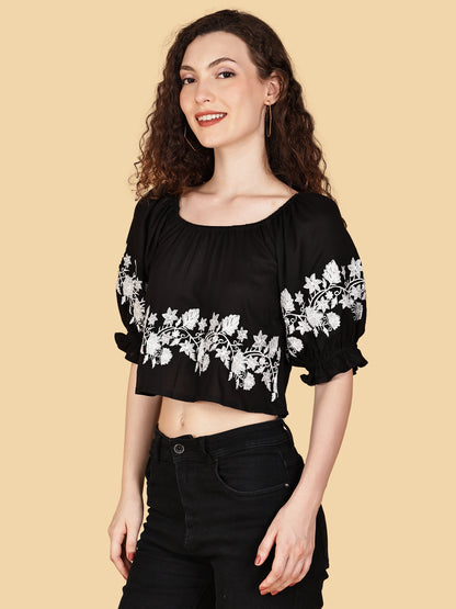 Midnight Crop-top