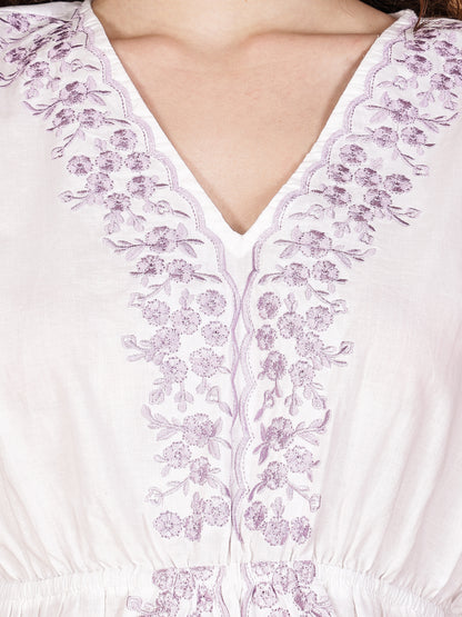 Moonchild Embroidery Top