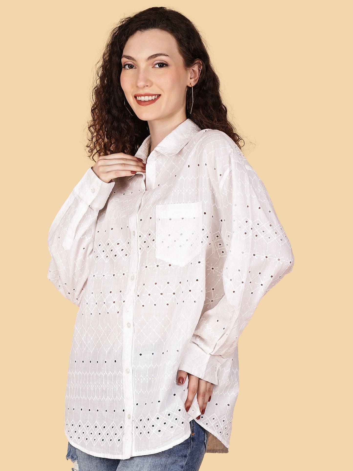 Crisp Schiffili Shirt