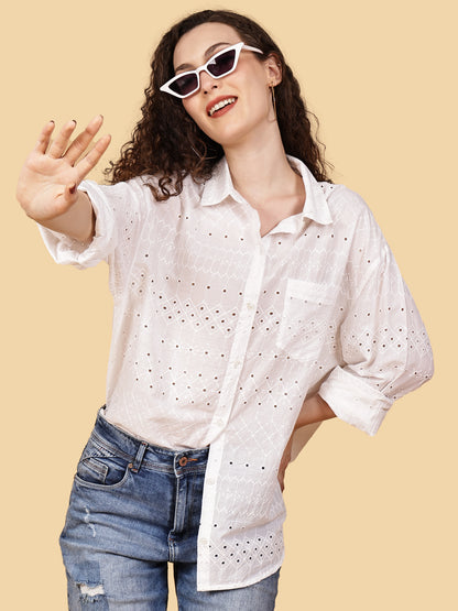 Crisp Schiffili Shirt