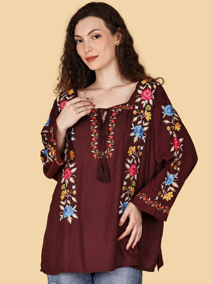 Boheme Embroidery Top