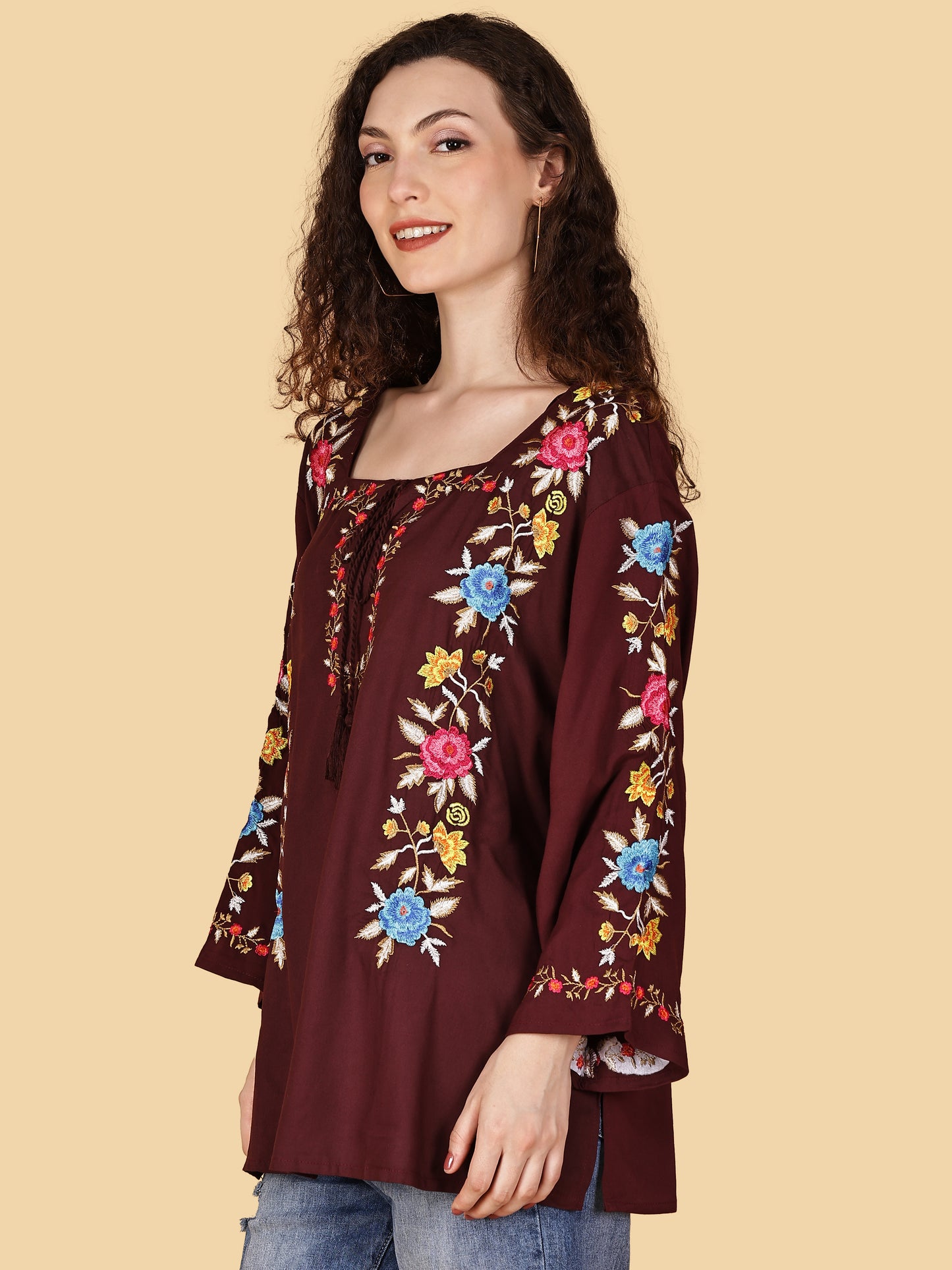 Boheme Embroidery Top