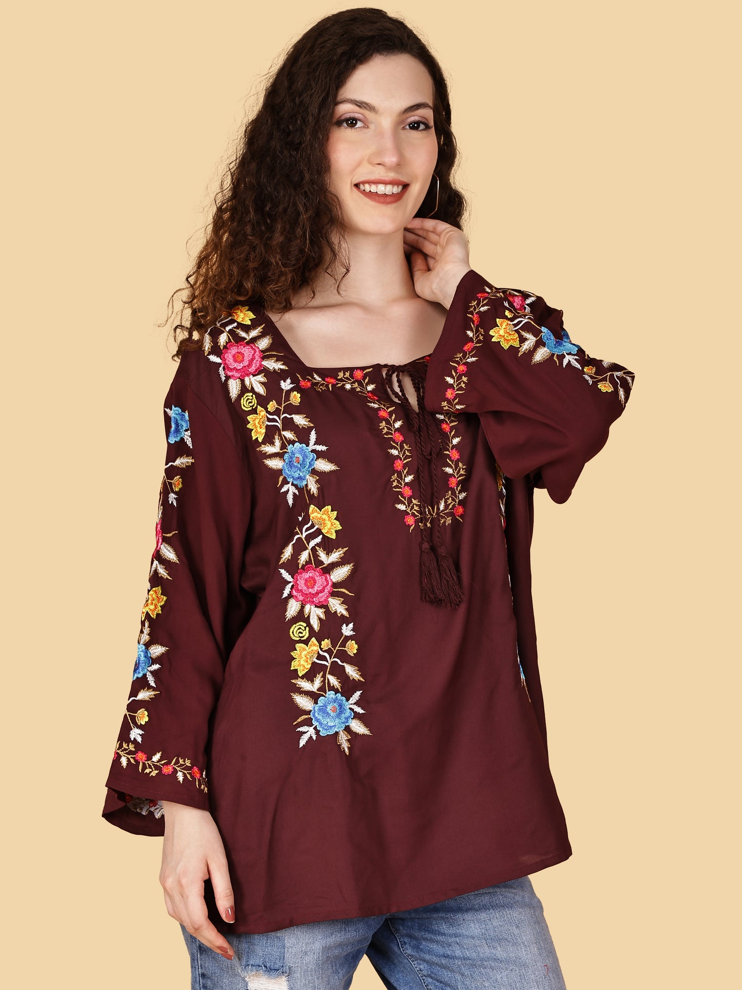 Boheme Embroidery Top