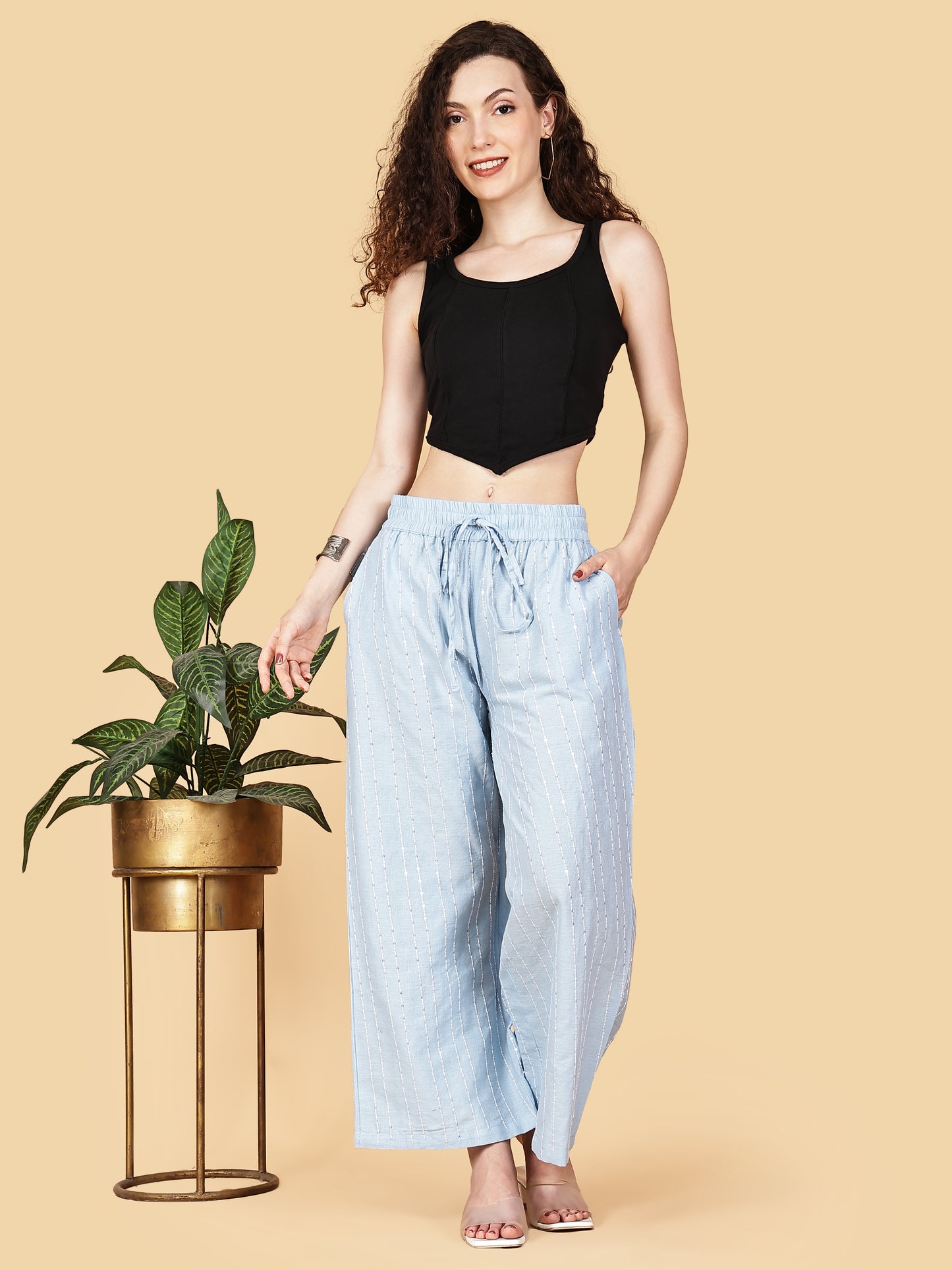 Skyline Embroidered Pants