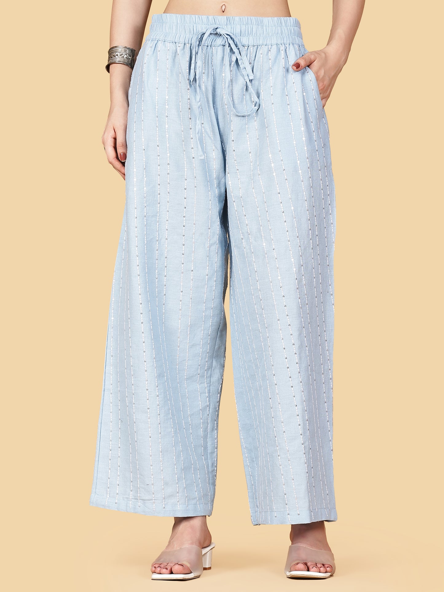Skyline Embroidered Pants