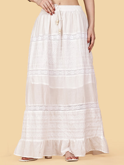 Pearl Stitch Schiffili Skirt