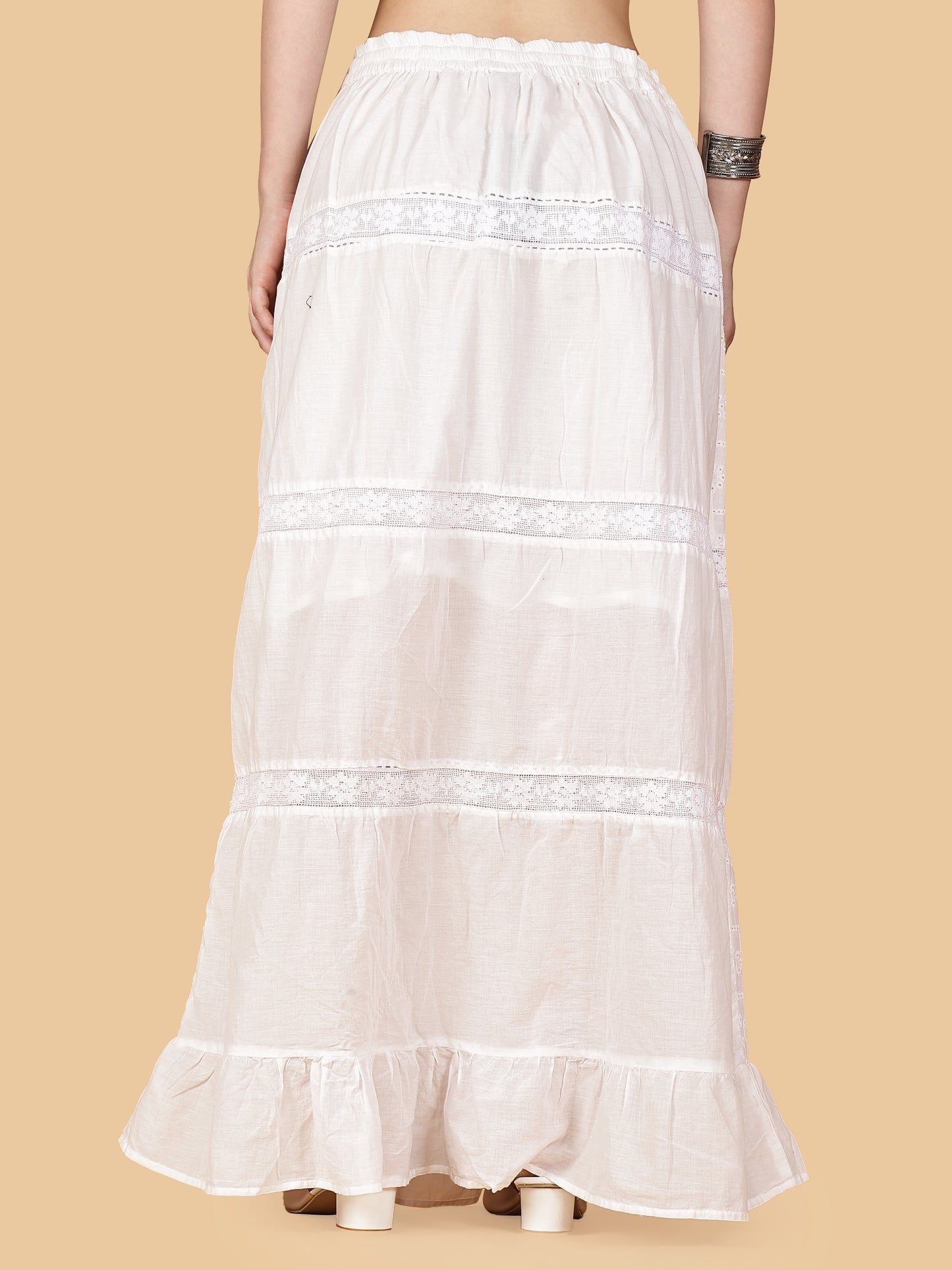 Pearl Stitch Schiffili Skirt