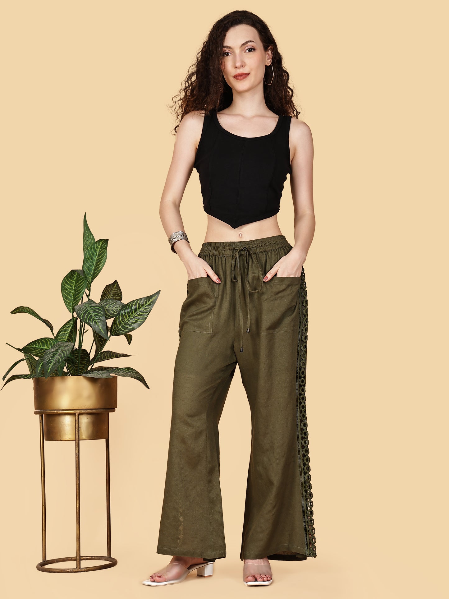 Olive Boho Pant