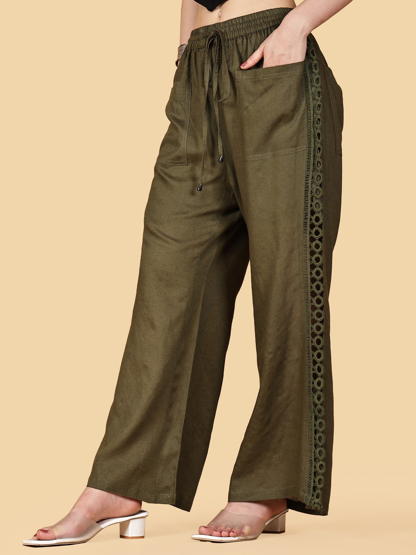 Olive Boho Pant
