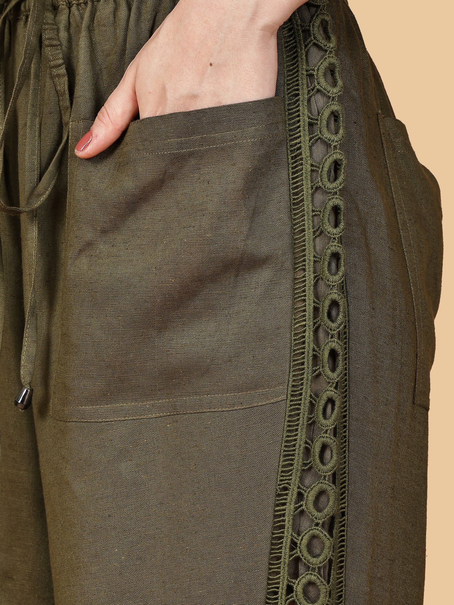 Olive Boho Pant