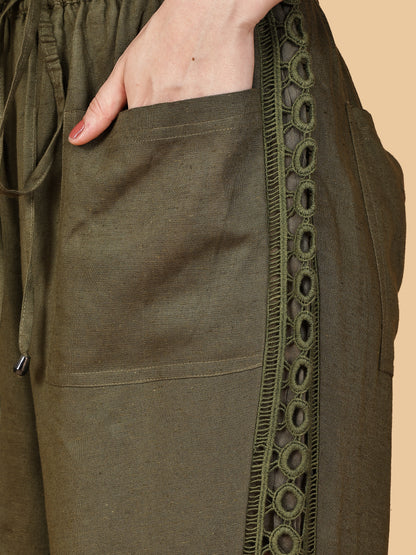 Olive Boho Pant