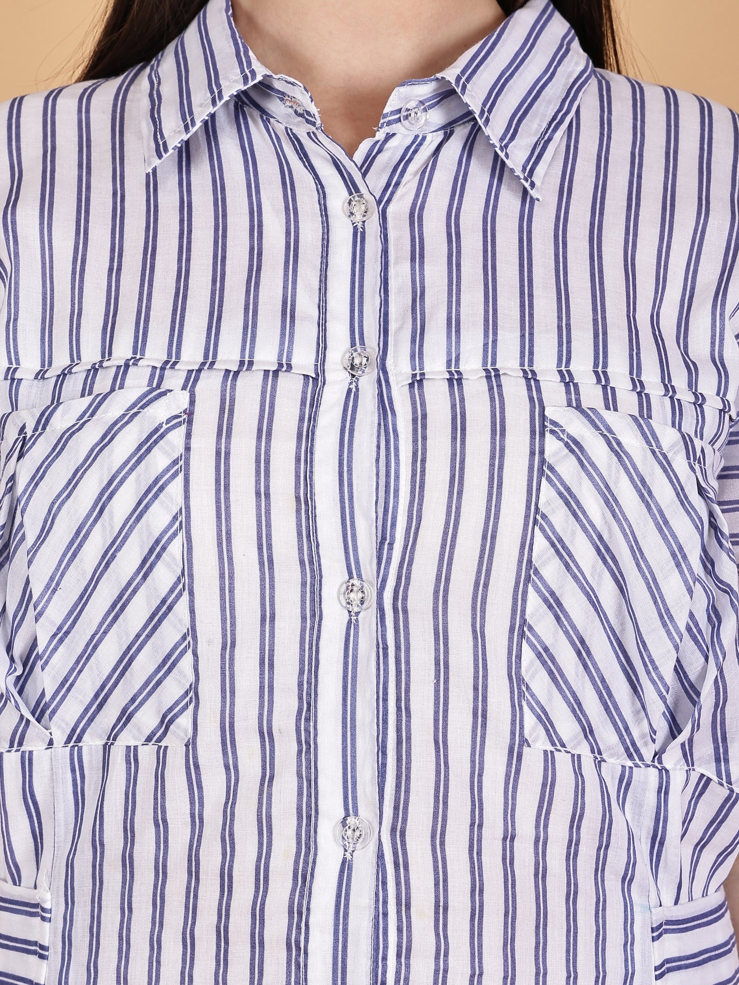 Resort Stripe Shirt Dress