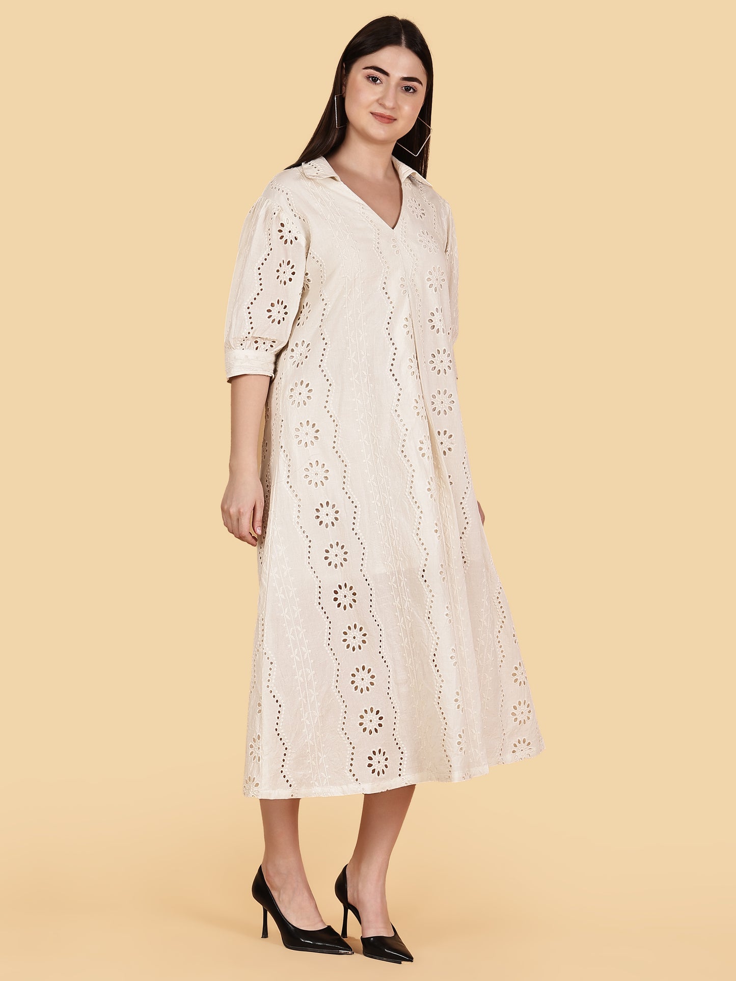 Aurelia Schiffli Dress