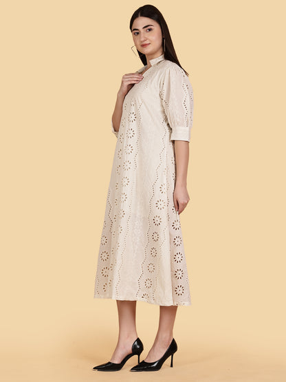 Aurelia Schiffli Dress