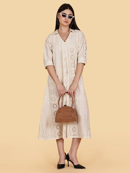 Aurelia Schiffli Dress