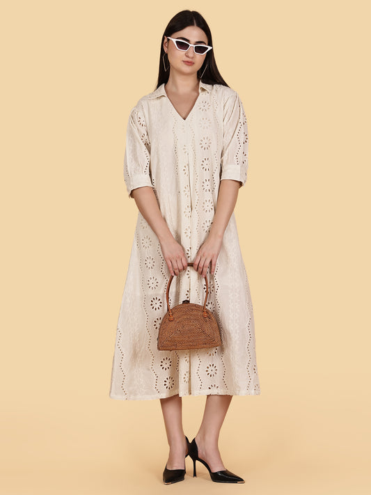 Aurelia Schiffli Dress