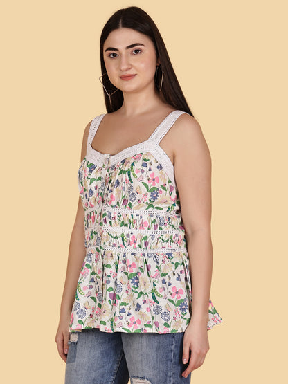 Spring Blossom Lace Top