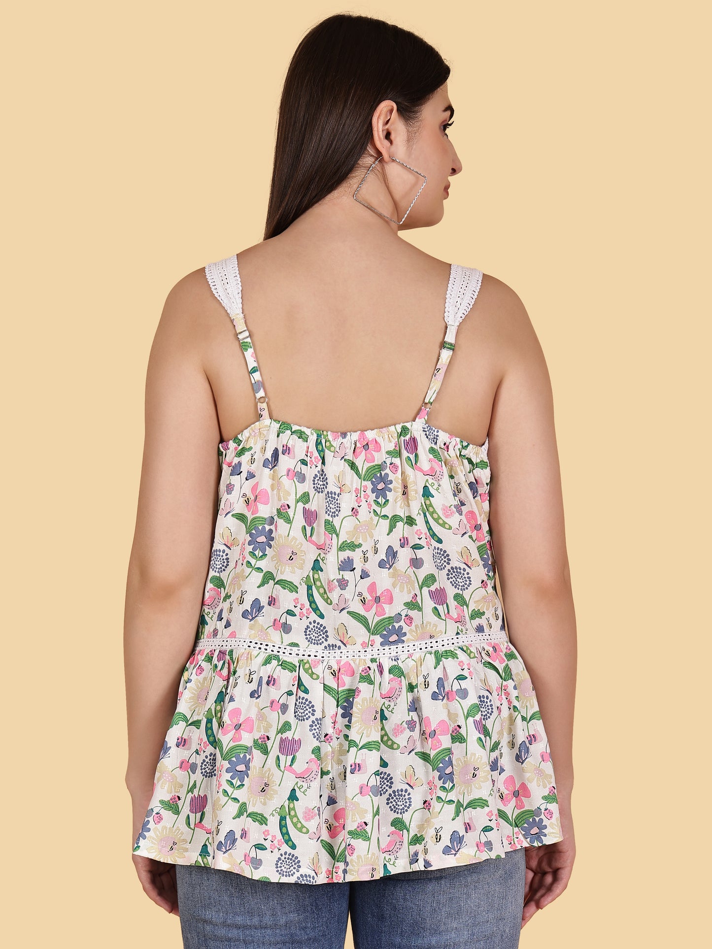 Spring Blossom Lace Top