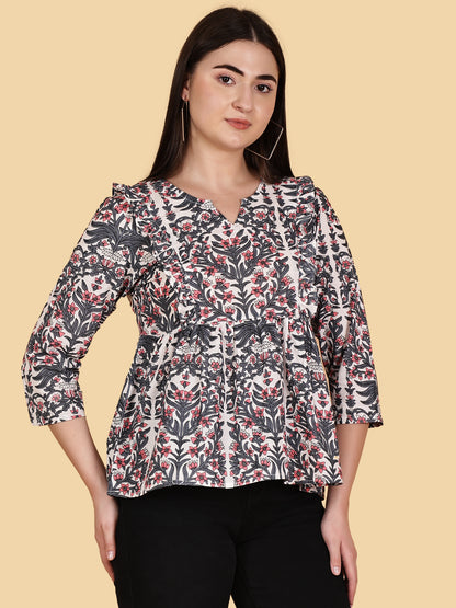 Jaipuri Print Top