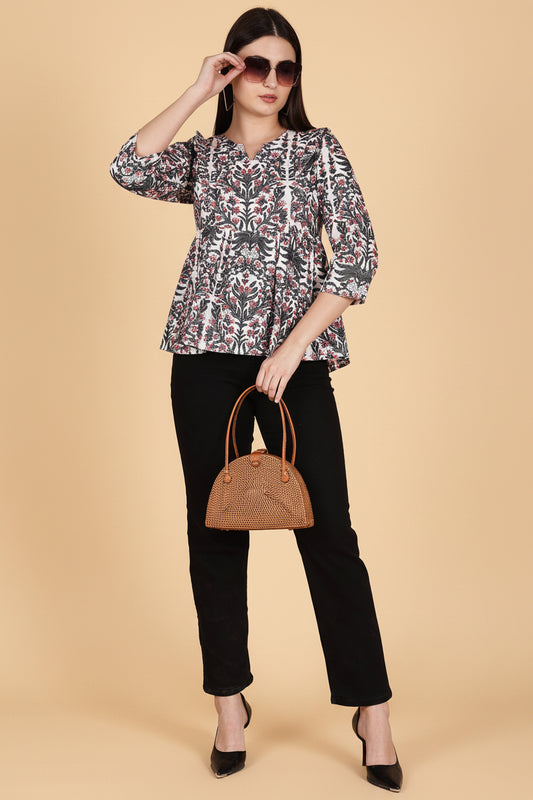 Jaipuri Print Top