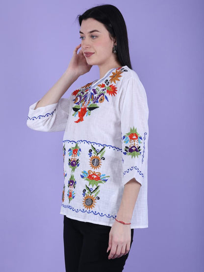 Embroidered Top